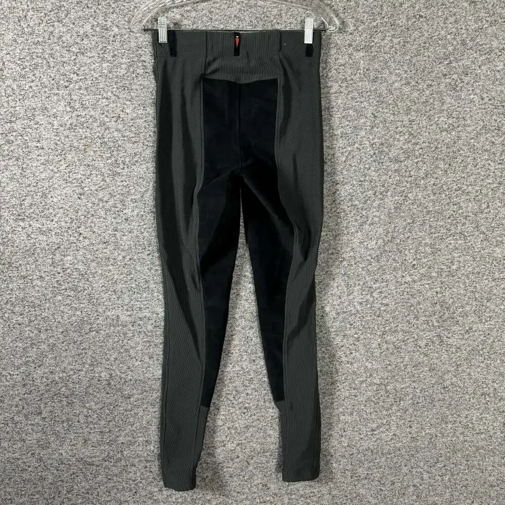Kerrits Women's Size Medium Gray Nylon Skinny Leg Seated Equestrian Rider Pants